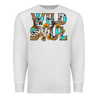 Oatmeal Heather wild soul Premium Sweatshirt - Zillion Design Studio