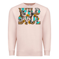 Pale Pink wild soul Premium Sweatshirt - Zillion Design Studio