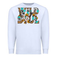 White wild soul Premium Sweatshirt - Zillion Design Studio