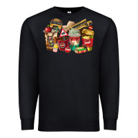 Black school bus driver coffee cups Premium Sweatshirt - texasbilliewilder
