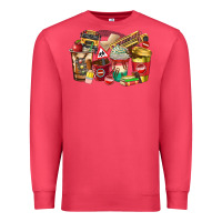 Cardinal school bus driver coffee cups Premium Sweatshirt - texasbilliewilder