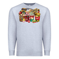 Heather Grey school bus driver coffee cups Premium Sweatshirt - texasbilliewilder