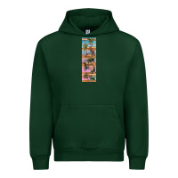 Foreset Green dinosaurs pen wrap Urban Hoodie - Artiststas