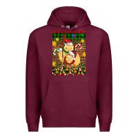 Burgundy Christmas chick air freshener Premium Hoodie - Artiststas