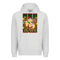 Dove Grey Christmas chick air freshener Premium Hoodie - Artiststas