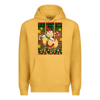 Mustard Christmas chick air freshener Premium Hoodie - Artiststas