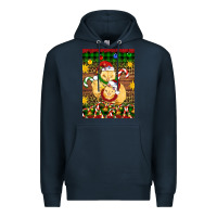 Navy Christmas chick air freshener Premium Hoodie - Artiststas