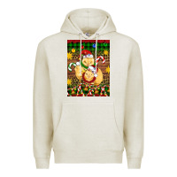 Oatmeal Heather Christmas chick air freshener Premium Hoodie - Artiststas