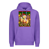 Purple Christmas chick air freshener Premium Hoodie - Artiststas