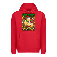 Red Christmas chick air freshener Premium Hoodie - Artiststas