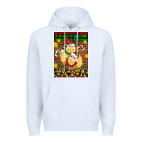 White Christmas chick air freshener Premium Hoodie - Artiststas