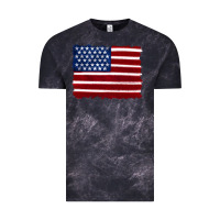 Cloud Black american flag Vintage Tee - Artiststas