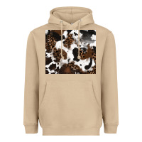 Mushroom cowhide and leopard pattern Heavyweight Hoodie - RanaPortraitStore