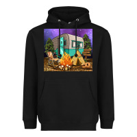 Black camping Heavyweight Hoodie - RanaPortraitStore