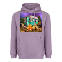 Lavender camping Heavyweight Hoodie - RanaPortraitStore