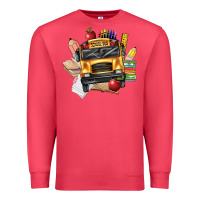 Cardinal school bus driver front Premium Sweatshirt - texasbilliewilder