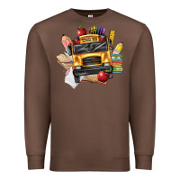 Chestnut school bus driver front Premium Sweatshirt - texasbilliewilder