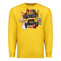 Lemon school bus driver front Premium Sweatshirt - texasbilliewilder