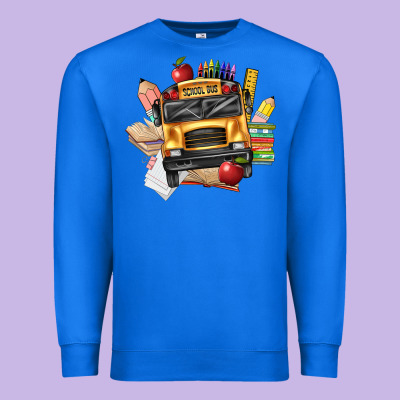 School Bus Driver Front Premium Sweatshirt Designed By Texasbilliewilder