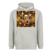 Moon Dust Christmas cow Heavyweight Hoodie - RanaPortraitStore