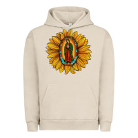 Pigment French Oak our lady of guadalupe sunflower Urban Hoodie - JahusDesignShop