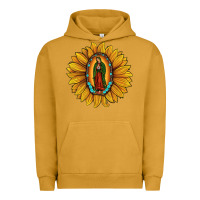 Pigment Peanut Butter our lady of guadalupe sunflower Urban Hoodie - JahusDesignShop