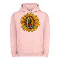 Pigment Salmon our lady of guadalupe sunflower Urban Hoodie - JahusDesignShop