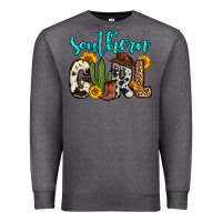 Charcoal Heather southern girl Premium Sweatshirt - Zillion Design Studio