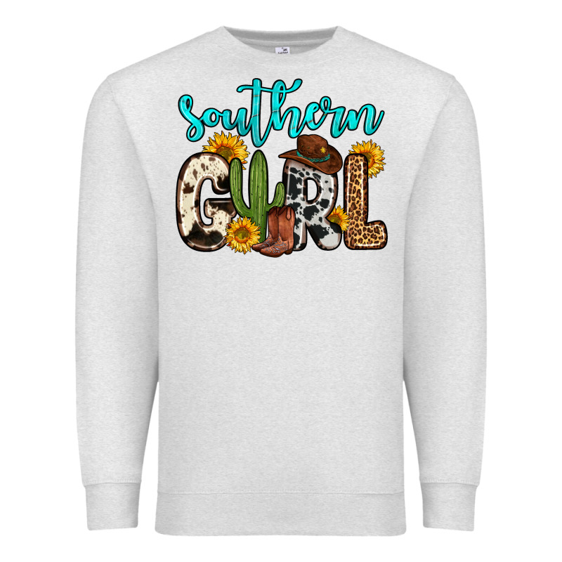 Southern Girl Premium Sweatshirt by Zillion Design Studio | Teevron