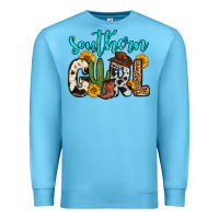 Ocean Blue southern girl Premium Sweatshirt - Zillion Design Studio