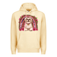 Pina Colada shih tzu floral rainbow Premium Hoodie - JahusDesignShop