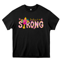 Black joshua strong Heavy Core Tee - CowhideDigitalArt