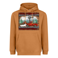 Meerkat christmas farm and truck Heavyweight Hoodie - RanaPortraitStore