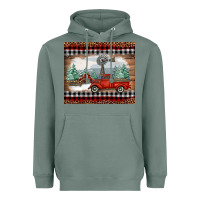Christmas Farm And Truck Heavyweight Hoodie | Teevron