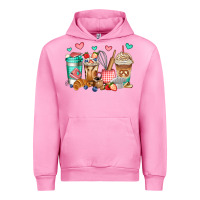 Fuchsia Pink baking coffee cups Urban Hoodie - Jasminsmagicworld
