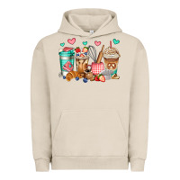 Pigment French Oak baking coffee cups Urban Hoodie - Jasminsmagicworld
