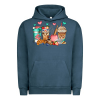 Pigment Midnight Navy baking coffee cups Urban Hoodie - Jasminsmagicworld