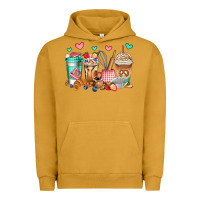 Pigment Peanut Butter baking coffee cups Urban Hoodie - Jasminsmagicworld