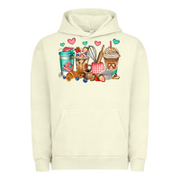 Pigment Pistachio baking coffee cups Urban Hoodie - Jasminsmagicworld