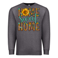 Charcoal Heather home sweet home Premium Sweatshirt - Zillion Design Studio