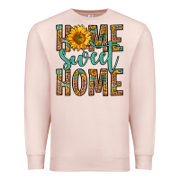 Pale Pink home sweet home Premium Sweatshirt - Zillion Design Studio