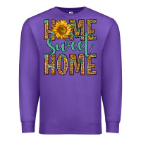 Purple home sweet home Premium Sweatshirt - Zillion Design Studio