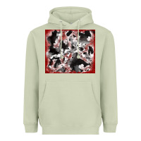 Matcha cowhide glitter tooled leather Heavyweight Hoodie - RanaPortraitStore