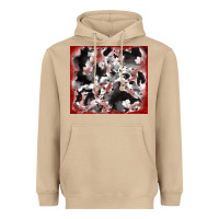 Mushroom cowhide glitter tooled leather Heavyweight Hoodie - RanaPortraitStore