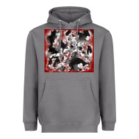 Storm cowhide glitter tooled leather Heavyweight Hoodie - RanaPortraitStore