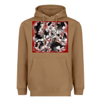 Toasted Coconut cowhide glitter tooled leather Heavyweight Hoodie - RanaPortraitStore