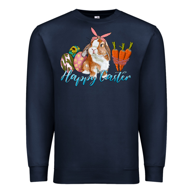 Happy Easter Bunny Carrots And Eggs Premium Sweatshirt by RanaPortraitStore | Teevron