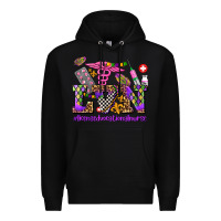 Black mardi gras  lvn licensed vocational nurse Premium Hoodie - AdoDesignShop