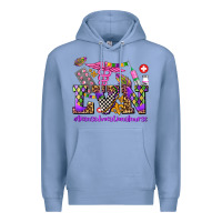 Colony Blue mardi gras  lvn licensed vocational nurse Premium Hoodie - AdoDesignShop