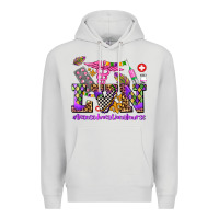 Dove Grey mardi gras  lvn licensed vocational nurse Premium Hoodie - AdoDesignShop